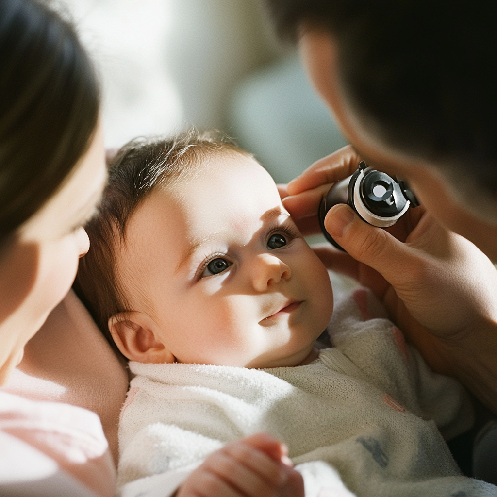 تصویر معاینه کودک 6 ماهه