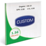 عدسی کاستوم ارگانیک با ضریب شکست 1.56 CUSTOM ORGANIC