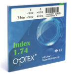 عدسی سوپر فشرده آنتی رفلکس اُپتکس 1.74 OPTEX CLEAR