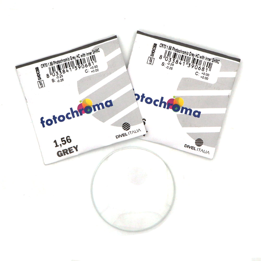 عدسی فتوکرومیک دیوِل DIVEL PHOTO GRAY 1.56
