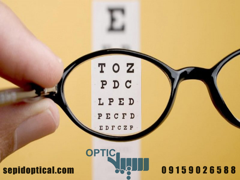 تنظیم نمره عینک