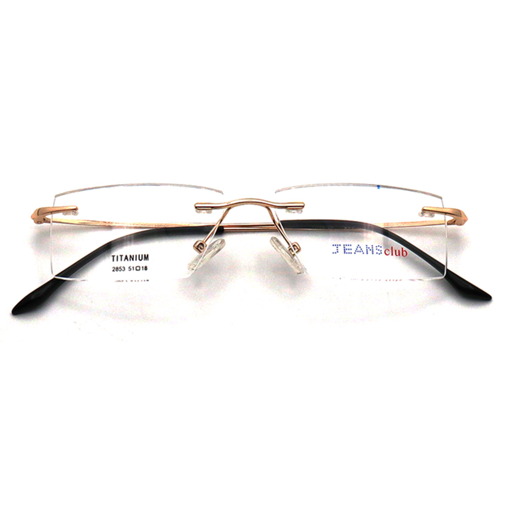 عینک طبی فریم لس تیتانیوم JEANS CLUB 2853