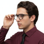 عینک طبی مردانه NINETEENTH STREET E5205