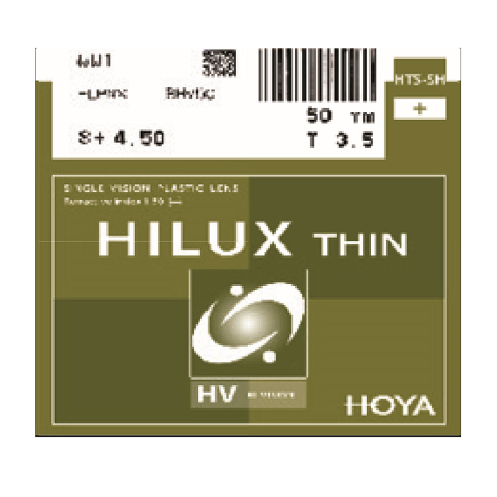 عدسی پلاستیک رنگ پذیر هویا HOYA HILUX THIN