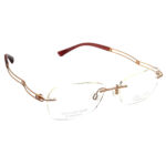 عینک طبی زنانه تیتانیوم بدون فریم برند CHARMANT Line Art مدل XL2050
