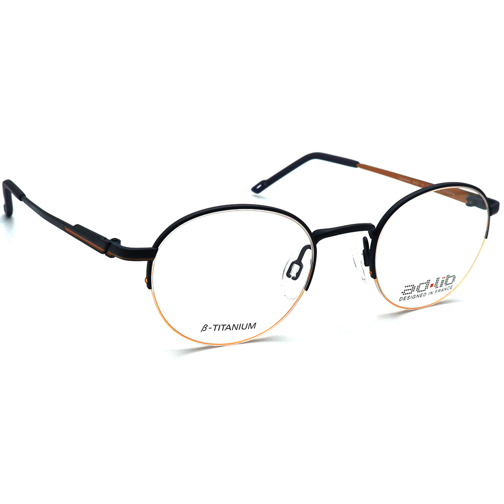 عینک طبی زنانه نیم فریم تیتانیوم برند adlib مدل AB3337