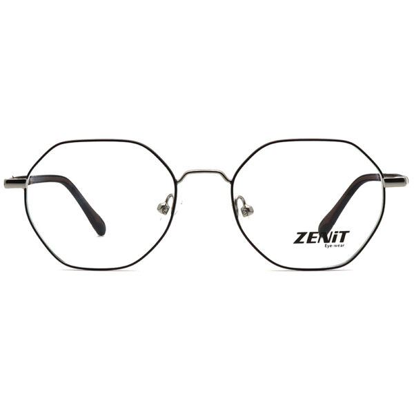 عینک طبی شش ضلعی فلزی Zenit ZE-3432