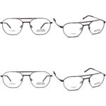 عینک طبی مردانه خلبانی تیتانیوم برند adlib مدل AB3312