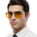 عینک شب مردانه فتوکرومیک برند فیتس Fits مدلل F-787