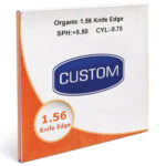 عدسی آنتی رفلکس کاستوم CUSTOM Knife Edge 1.56