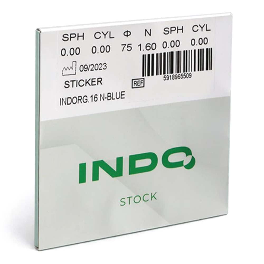 عدسی طبی بلو کنترل ایندو INDO AS Indorganic 1.6 Natural Blue