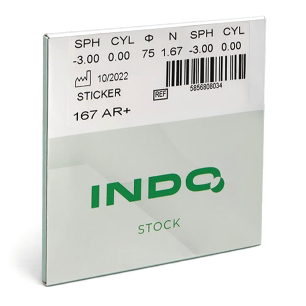 عدسی طبی فشرده آسفریک ایندو اسپانیا INDO AS Indorganic 1.67 Natural