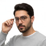 عینک طبی گرد کائوچو زنیت ZE-1349