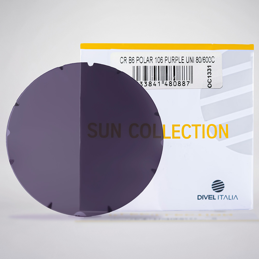 عدسی آفتابی پلاریزه دایول ایتالیا DIVEL POLARIZED CR39