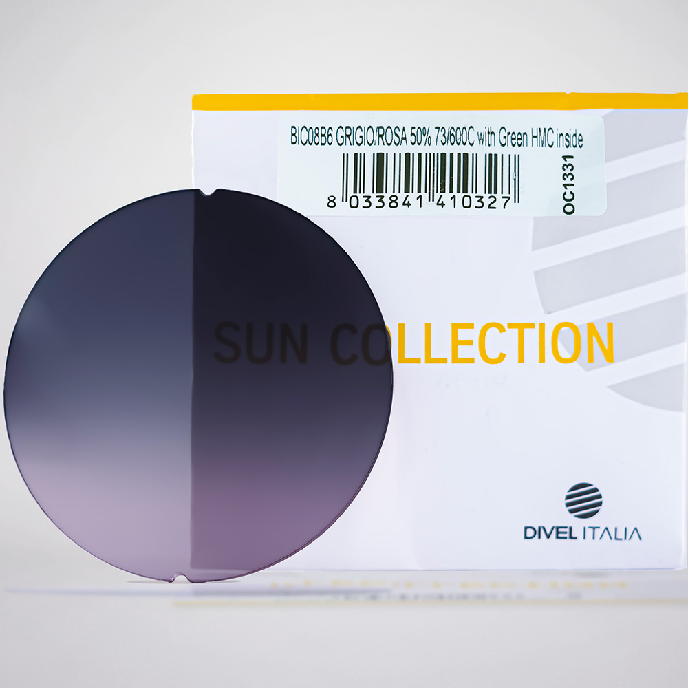 عدسی عینک آفتابی سایه روشن دایول ایتالیا DIVEL BIC