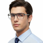 عینک طبی مردانه کائوچو برند اِدی Eddi کد 2454