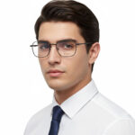 عینک طبی مردانه فلزی برند اِدی Eddi کد 4456