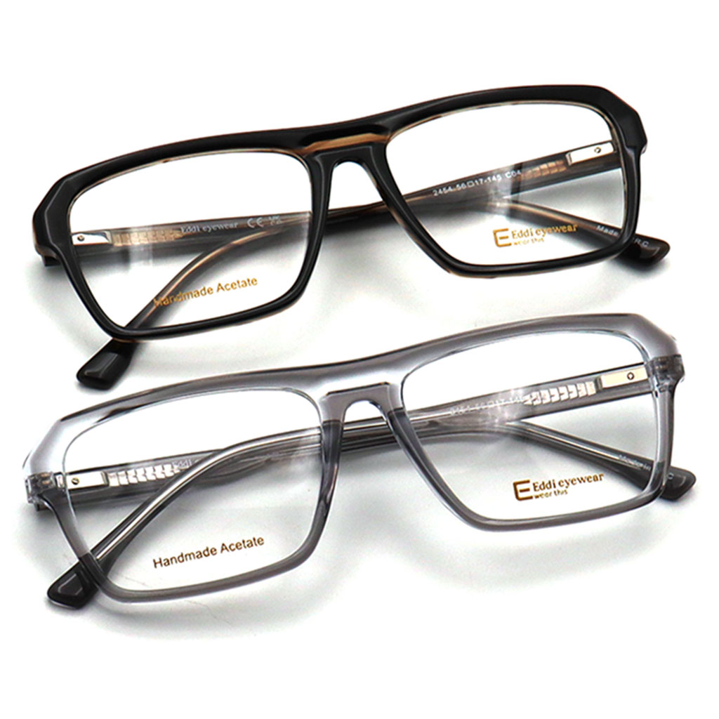 عینک طبی مردانه کائوچو برند اِدی Eddi کد 2454