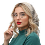 عینک طبی زنانه تیتانیوم Deeplook ST-9207-روی صضورت مدل