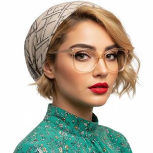 عینک طبی زنانه کائوچو کریستالی Hickmann HI6119E