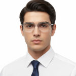 عینک طبی مردانه کائوچویی سبک NINETEENTH STREET 51140