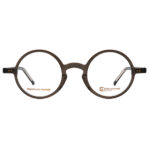 عینک طبی گرد کائوچوئی برند Eddi کد 1450