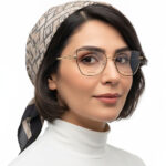 عینک طبی زنانه تیتانیوم برند تروساردی TRUSSARDI VTR431F