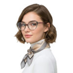 عینک طبی زنانه کائوچو گربه ای ROMANO 1449