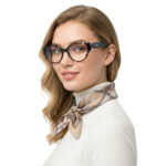 عینک طبی زنانه کائوچو گربه ای ROMANO RO1168