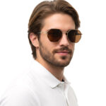 عینک آفتابی مردانه شش ضلعی CHIC RTM-2109