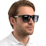 عینک آفتابی مردانه کائوچو برند شیک CHIC 2827