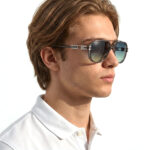 عینک آفتابی مردانه خلبانی فلزی CHIC 4593H