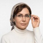 فریم عینک زنانه نیم فریم CHARMANT CH10896
