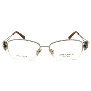 عینک طبی زنانه نیم فریم نگین دار Sergio Martini SM-5121